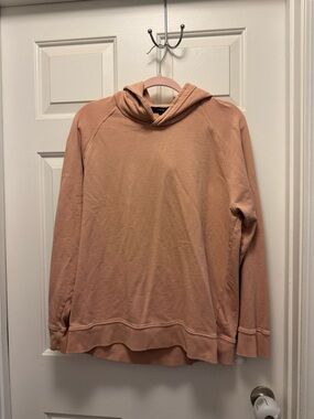 Vince Dusty Rose Hooded Pullover Sweatshirt